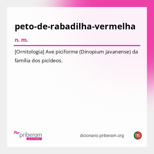 Significado de peto-de-rabadilha-vermelha