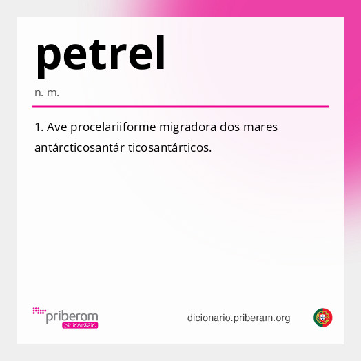 Significado de petrel