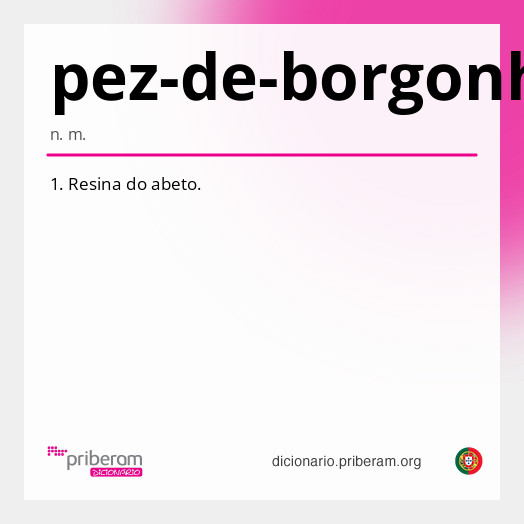Significado de pez-de-borgonha