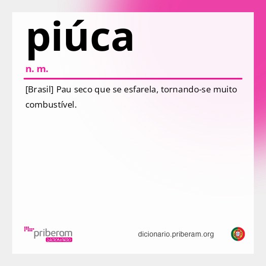 Significado de piúca