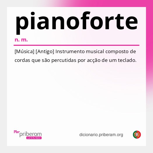 Significado de pianoforte
