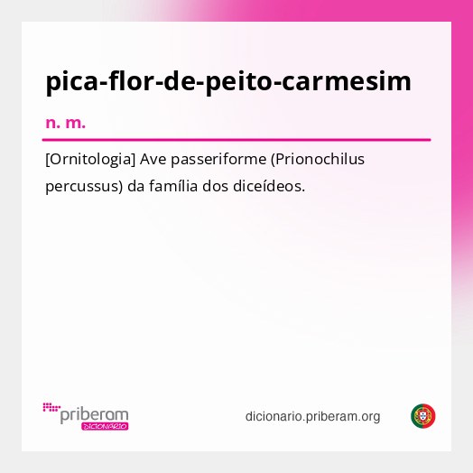 Significado de pica-flor-de-peito-carmesim