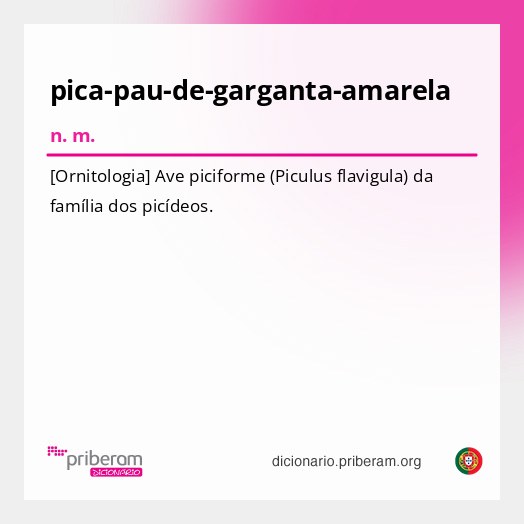 Significado de pica-pau-de-garganta-amarela