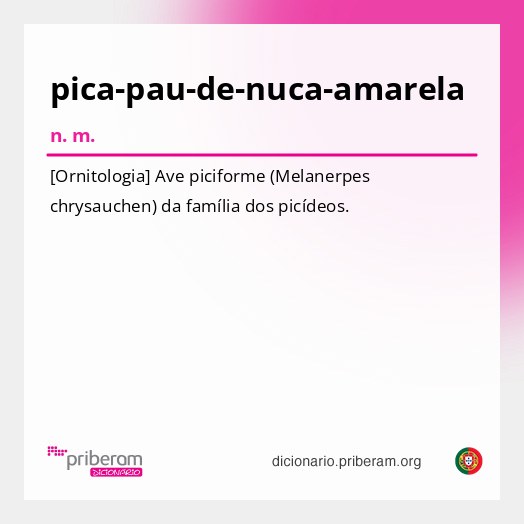 Significado de pica-pau-de-nuca-amarela