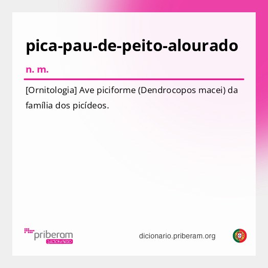 Significado de pica-pau-de-peito-alourado