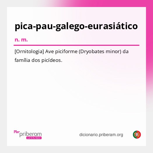 Significado de pica-pau-galego-eurasiático