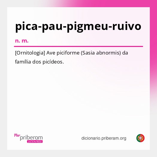 Significado de pica-pau-pigmeu-ruivo