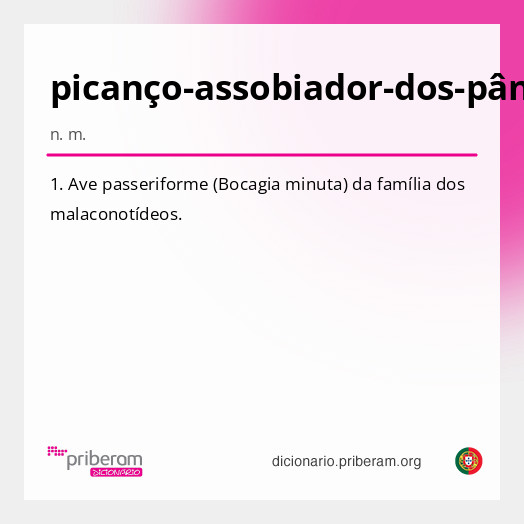 Significado de picanço-assobiador-dos-pântanos