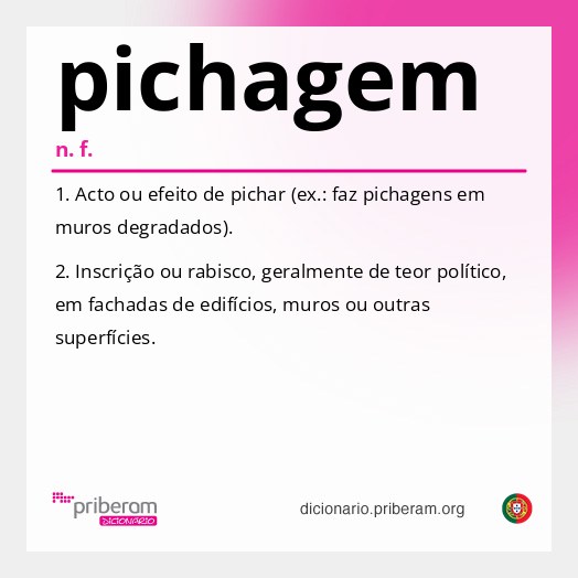 Significado de pichagem