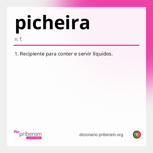 Significado de picheira
