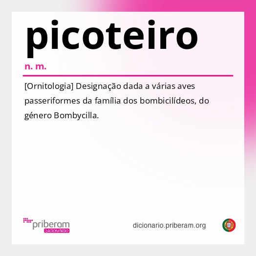 Significado de picoteiro