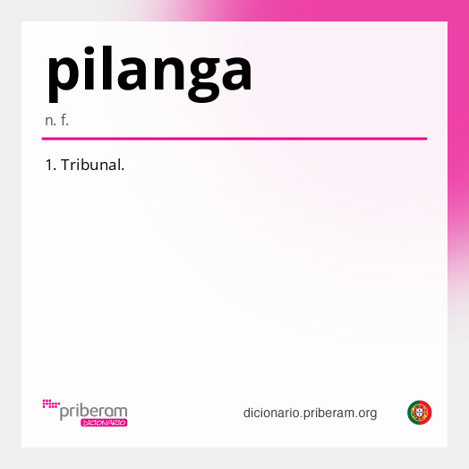 Significado de pilanga