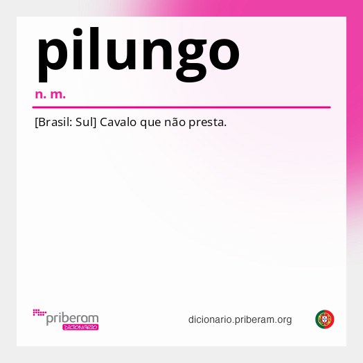 Significado de pilungo