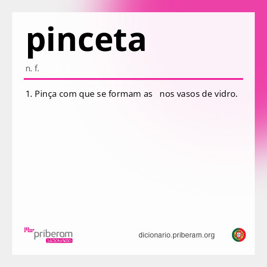 Significado de pinceta