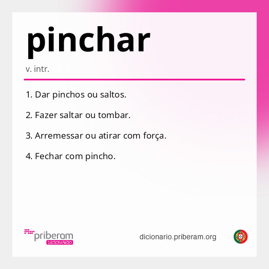 Significado de pinchar