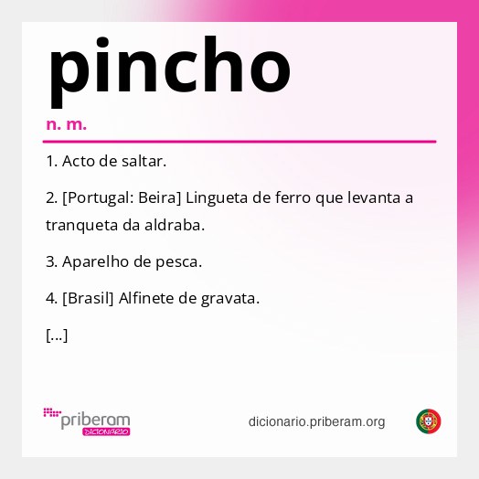 Significado de pincho