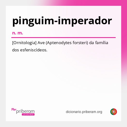 Significado de pinguim-imperador