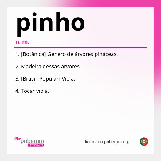 Significado de pinho