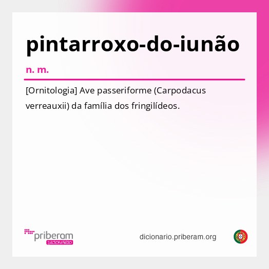 Significado de pintarroxo-do-iunão