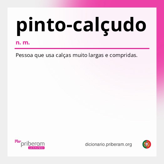 Significado de pinto-calçudo