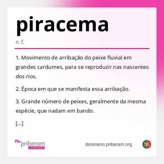 Significado de piracema