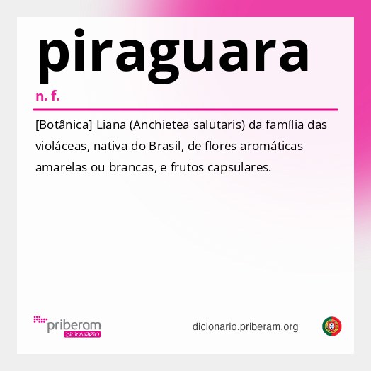 Significado de piraguara