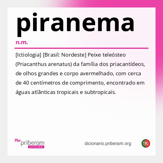 Significado de piranema