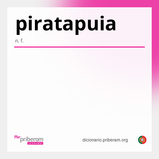 Significado de piratapuia