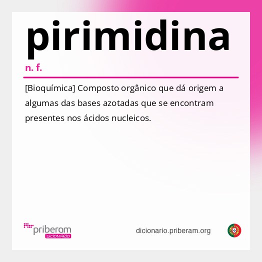 Significado de pirimidina