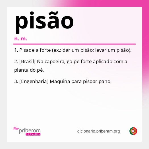 Significado de pisão