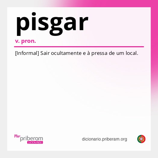 Significado de pisgar