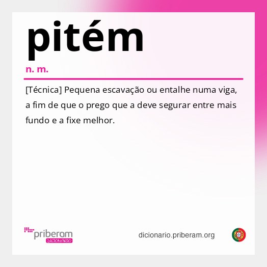 Significado de pitém
