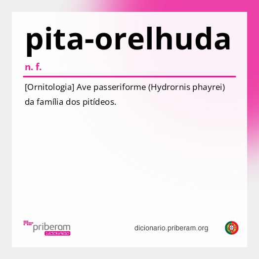 Significado de pita-orelhuda