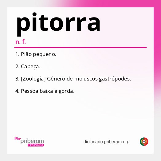 Significado de pitorra