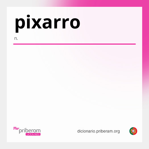 Significado de pixarro