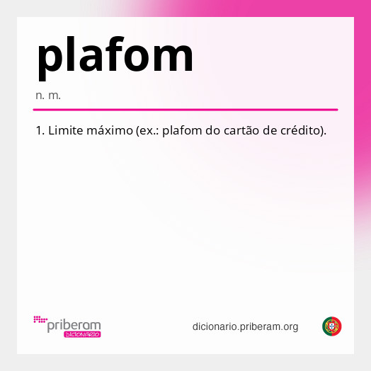 Significado de plafom