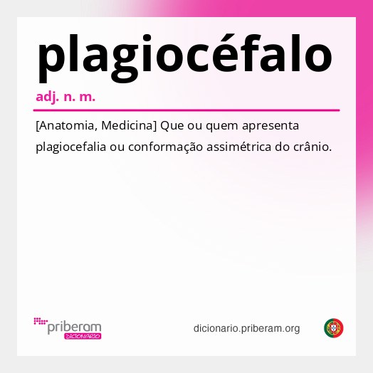 Significado de plagiocéfalo