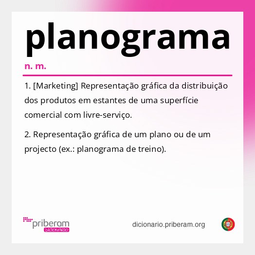 Significado de planograma