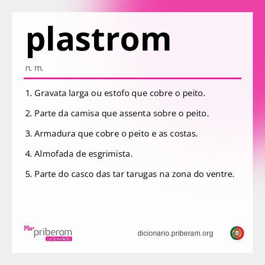 Significado de plastrom