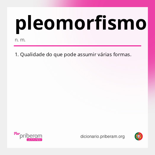 Significado de pleomorfismo