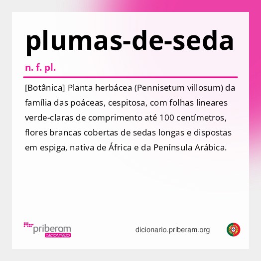 Significado de plumas-de-seda
