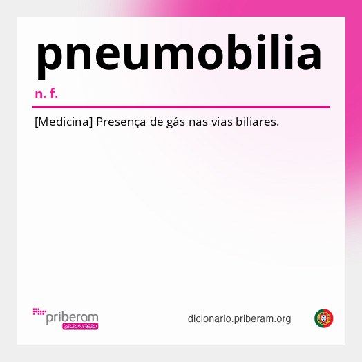 Significado de pneumobilia