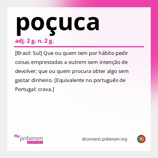 Significado de poçuca