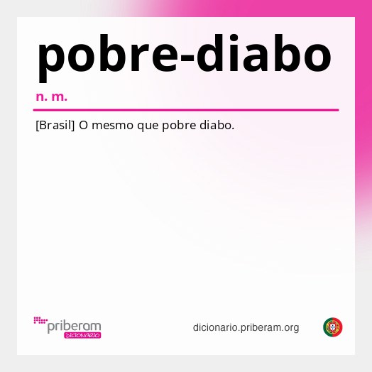 Significado de pobre-diabo