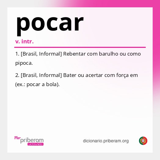 Significado de pocar
