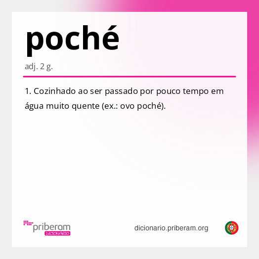 Significado de poché