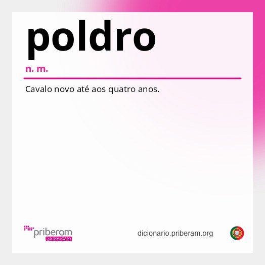 Significado de poldro