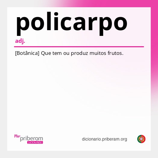 Significado de policarpo
