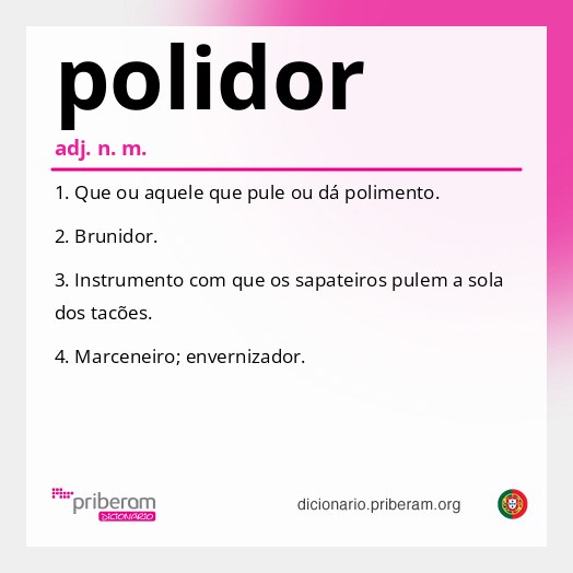 Significado de polidor
