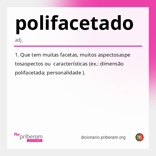 Significado de polifacetado